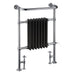 Burlington Trafalgar Towel Radiator - Black/Chrome - Heated