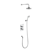 Burlington Trent Dual Concealed Mixer Shower Kit With Fixed