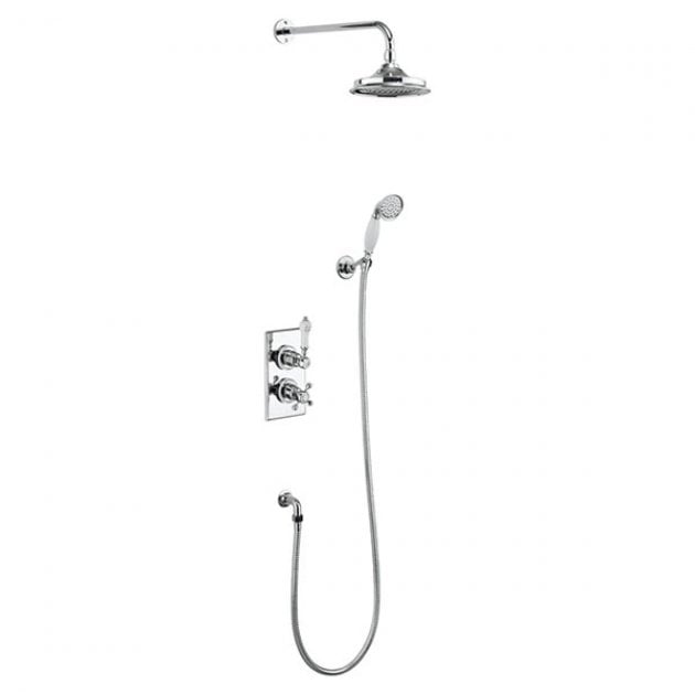 Burlington Trent Dual Concealed Mixer Shower With Kit And 9