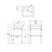 Burlington Victorian Rectangular Basin with Washstand