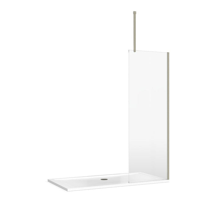 Burlington Wetroom Panel With Wall Profile - 8mm Clear