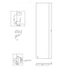 Burlington Wetroom Panel - 8mm Glass - Clear - Wet Room