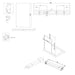Burlington Wetroom Panel With Wall Profile - 8mm Clear
