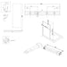 Burlington Wetroom Panel With Wall Profile - 8mm Clear