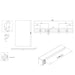 Burlington Wetroom Panel With Wall Profile - 8mm Clear