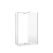 Burlington Wetroom Panel Shower Screen Brushed Nickel