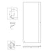 Burlington Wetroom Panel - 8mm Glass - Clear - Wet Room
