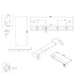 Burlington Wetroom Panel With Wall Profile - 8mm Clear