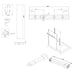 Burlington Wetroom Panel With Wall Profile - 8mm Clear