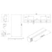 Burlington Wetroom Panel With Wall Profile - 8mm Clear