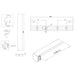 Burlington Wetroom Panel With Wall Profile - 8mm Clear
