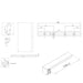 Burlington Wetroom Panel With Wall Profile - 8mm Clear