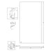 Burlington Wetroom Panel - 8mm Glass - Clear - Wet Room