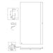 Burlington Wetroom Panel - 8mm Glass - Clear - Wet Room