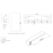 Burlington Wetroom Panel With Wall Profile - 8mm Clear