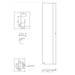 Burlington Wetroom Panel - 8mm Glass - Clear - Wet Room
