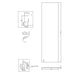 Burlington Wetroom Panel - 8mm Glass - Clear - Wet Room