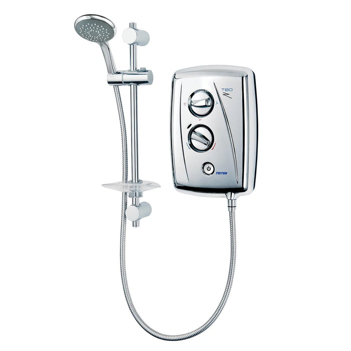 Triton T80Z Fast-Fit Electric Shower - Polished Chrome