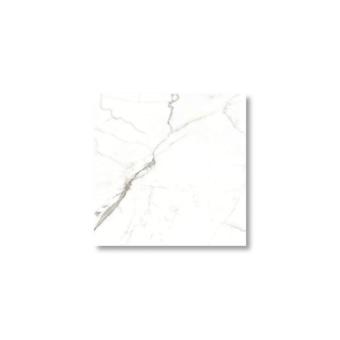 Calvara Statuario Marble-Effect Matt Porcelain Wall & Floor Tile