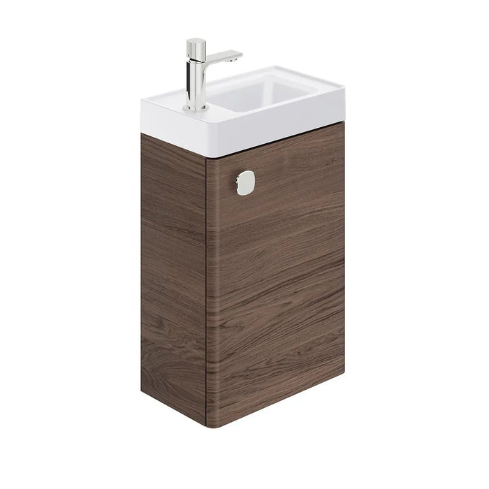 Vado Cameo 1 Door Wall Hung Vanity Unit With Basin - 400mm Wide - 1 Tap Hole