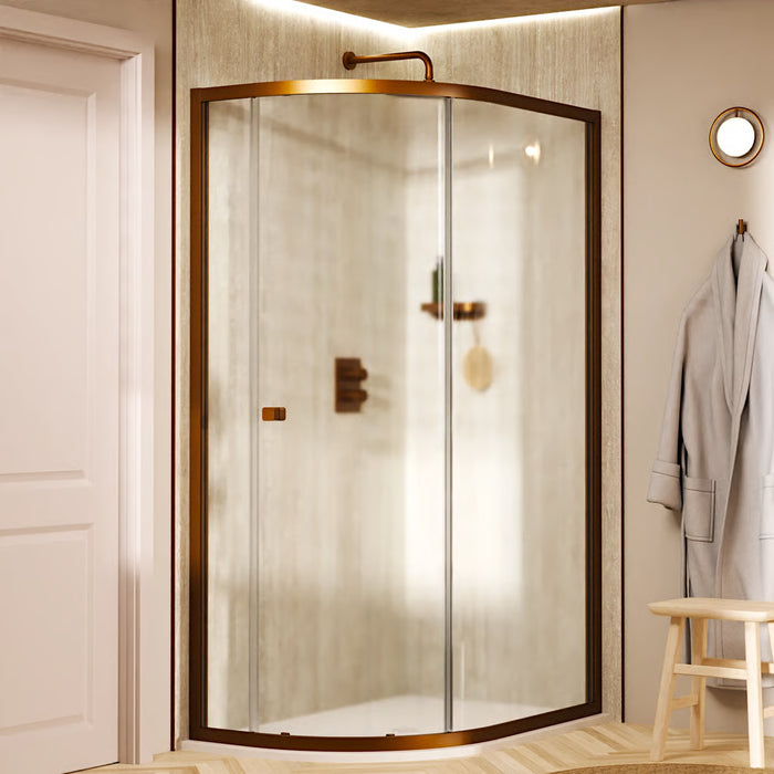 Crosswater Clear 6 Single Door Offset Quadrant Shower Enclosure
