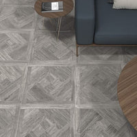 Castagno Grey Natural Wood Matt Porcelain Wall & Floor Tile