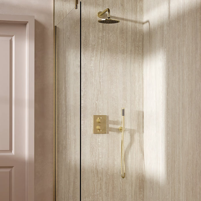 Crosswater Crossbox Shower Set 3 with Fixed Head & Handset
