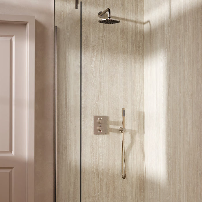 Crosswater Crossbox Shower Set 3 with Fixed Head & Handset