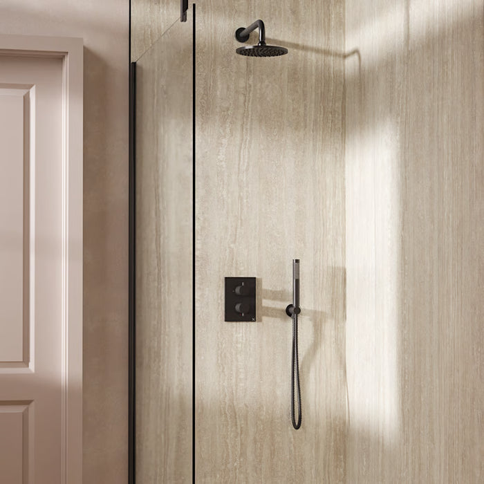 Crosswater Crossbox Shower Set 3 with Fixed Head & Handset