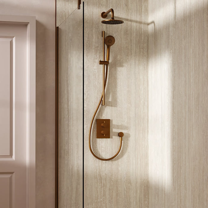 Crosswater Crossbox Shower Set 4 with Fixed Head & Handset