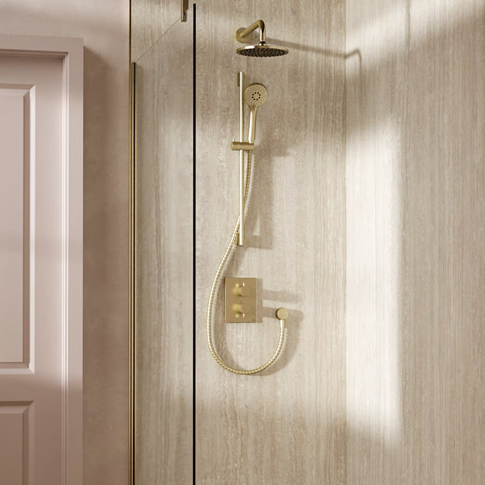 Crosswater Crossbox Shower Set 4 with Fixed Head & Handset
