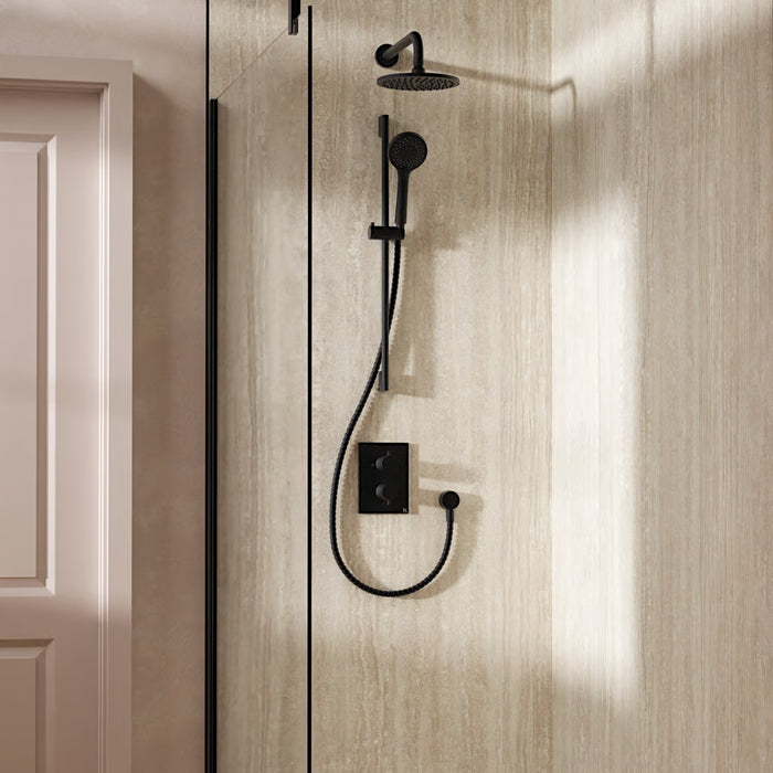 Crosswater Crossbox Shower Set 4 with Fixed Head & Handset