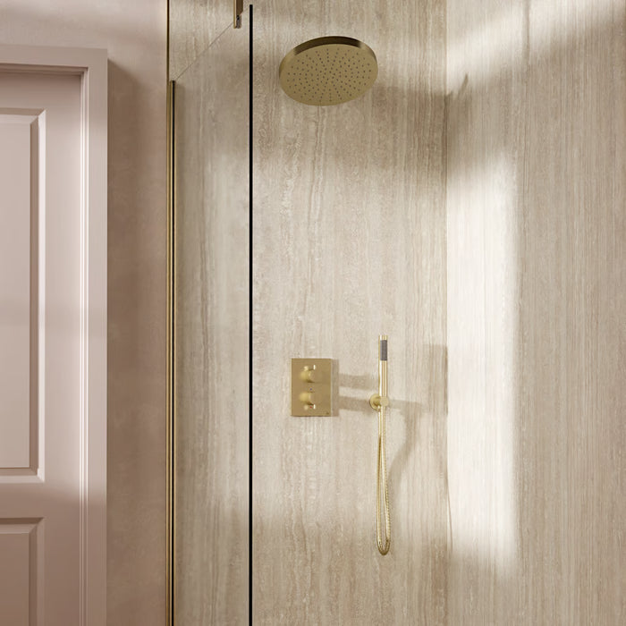Crosswater Crossbox Shower Set 8 with Fixed Head & Handset
