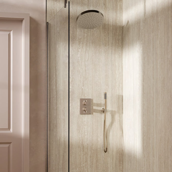 Crosswater Crossbox Shower Set 8 with Fixed Head & Handset