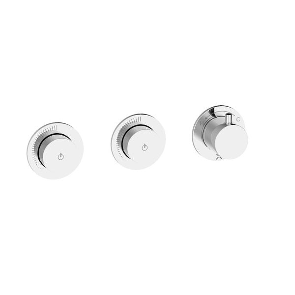 Crosswater Module MRPO 2 Outlet Thermostatic Concealed Shower Valve With Trim set And Rough