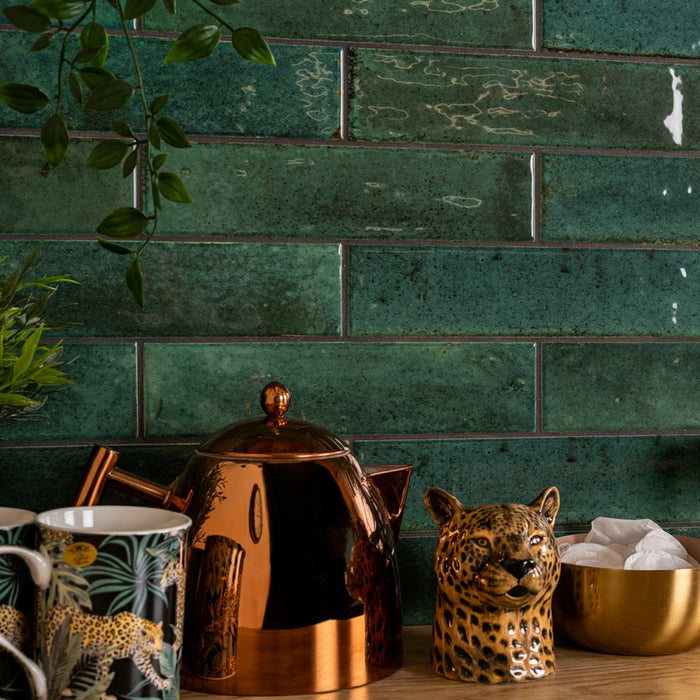 Cipresso Olive Glossy Ceramic Wall Tile