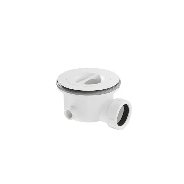 Crosswater Creo Shower Tray Waste - 90mm Wide - White