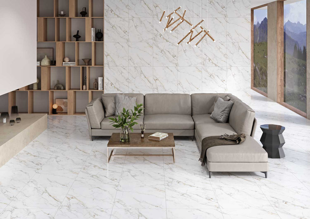 Cortona Gold Satin Porcelain Wall & Floor Tile