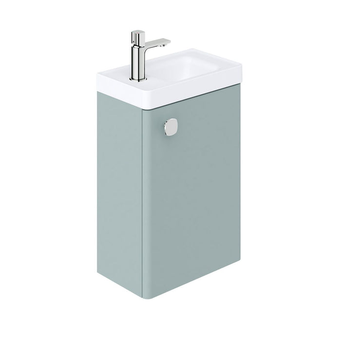 Vado Cameo 1 Door Wall Hung Vanity Unit With Basin - 400mm Wide - 1 Tap Hole