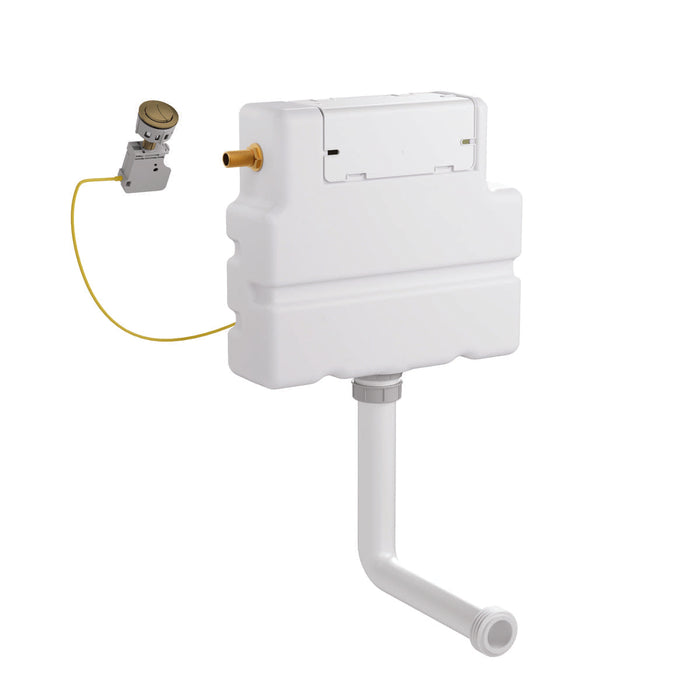 Crosswater 360mm Flush Button Concealed Cistern Set 1