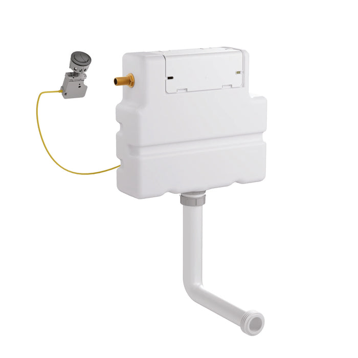 Crosswater 360mm Flush Button Concealed Cistern Set 1