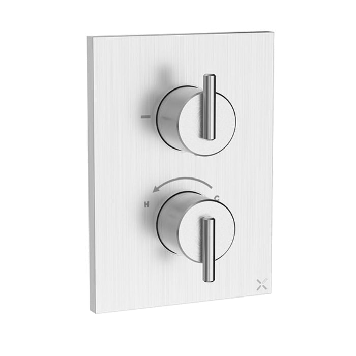 Crosswater 3ONE6 1 Outlet Shower Valve - Stainless Steel