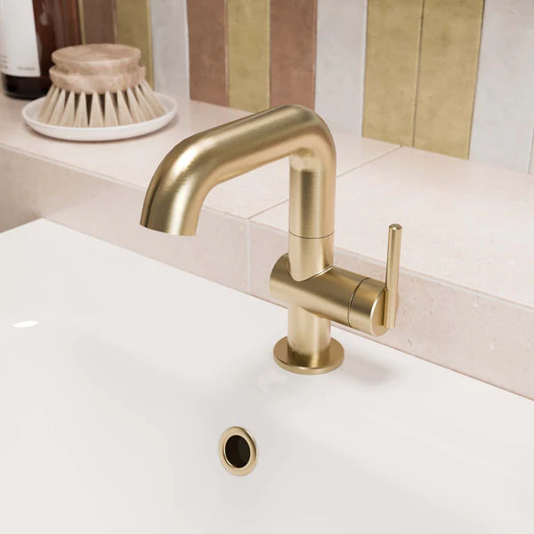 Crosswater 3ONE6 Deck Mounted Side Lever Basin Mixer Tap