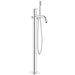 Crosswater 3ONE6 Floor Standing Bath Filler Tap - Stainless