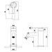 Crosswater 3ONE6 Lever Mini Mono Basin Mixer Tap - Basin