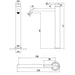 Crosswater 3ONE6 Mono Tall Basin Mixer Tap - Basin Mixer