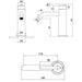 Crosswater 3ONE6 Monobloc Lever Basin Mixer Tap - Basin