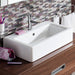 Crosswater Air Wall Hung Basin With Overflow - 600mm Wide