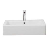 Crosswater Air Wall Hung Basin With Overflow - 600mm Wide
