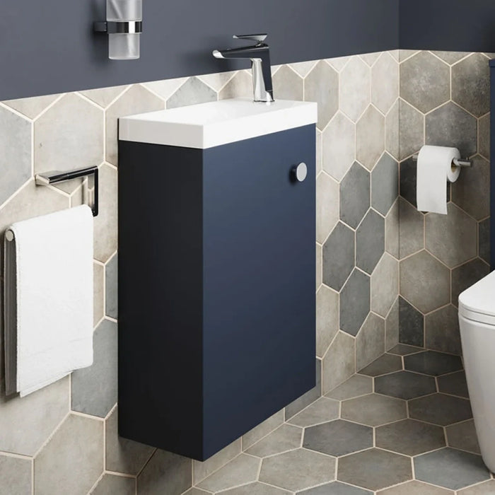 Crosswater Alo 1 Door Wall Hung Vanity Unit With Basin